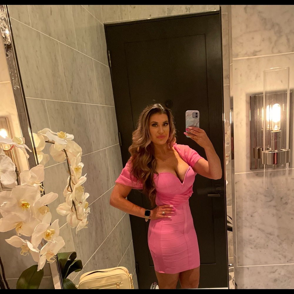 COPY - Super sexy hot pink bandage dress